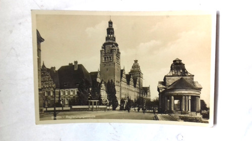 Stettin regierungsgebäude - ak, stettin,regierungsgebäude