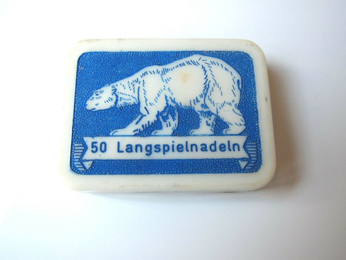 Grammophon nadeldose eisbär - grammophon,
