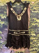 Mittelalter / Kriegerin Kostüm – Braun-Gold – Größe M