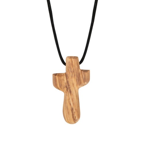 Halskette olivenkreuz - halskette, "olivenkreuz"