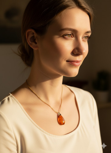 Bernstein kette 5 cm - 5,
