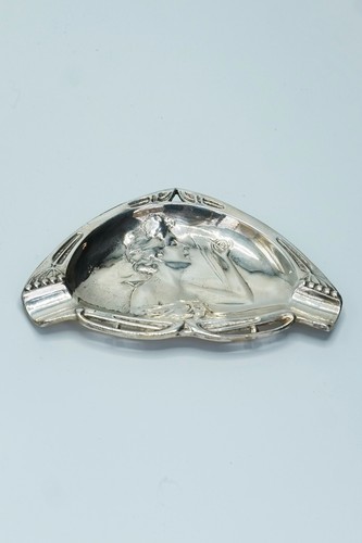 Aschenbecher jugendstil zinn - aschenbecher,