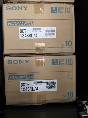 Sony hdcam bct 124 - sony, hdcam-sr
