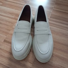 Damen Leder Loafer Mokassins