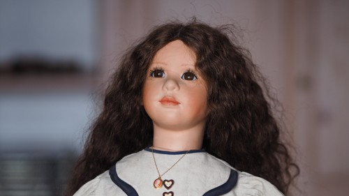 Porzellanpuppe cristina vera - cristina, (vera