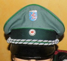 Justiz Gefängnis Mütze Helm Hut Cap Abzeichen Hessen