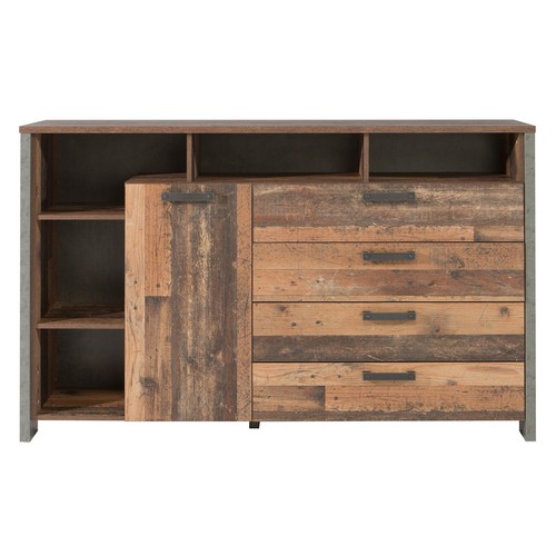 Sideboard old wood vintage - sideboard,