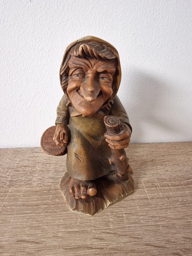 Vintage folk alte hexe zwerg - vintage,