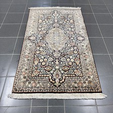 Seidenteppich Kaschmir 90 x155 cm ( frisch gewaschen ) fast wie neu