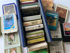 8 track cartridges 80s -