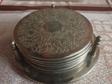 Untersetzer Set Glasuntersetzer 7 tlg. Inkl. Halterung