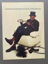 Chantre Weinbrand Harte Arbeit Weiche Enstpannung 1970 Vintage Werbung Reklame