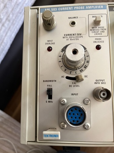 Tektronix am503 current probe - tektronix,