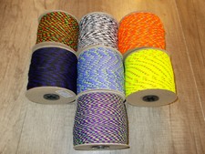 2/5/10m Kordel 4mm - Polyesterkordel / Schnur / Hoody - Multicolour - 12 Farben