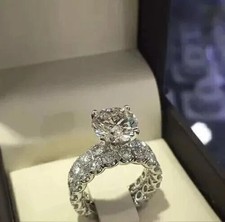 3,00 Ct Rundschliff Moissanite