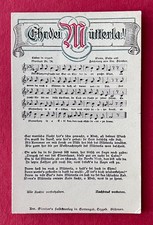 Erzgebirge Lied AK von ANTON