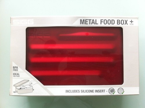 Sigg metall box plus rot - box,