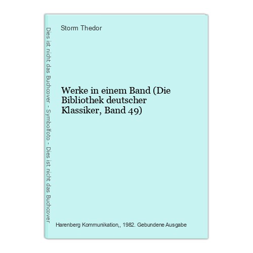 Werke einem band die - werke,