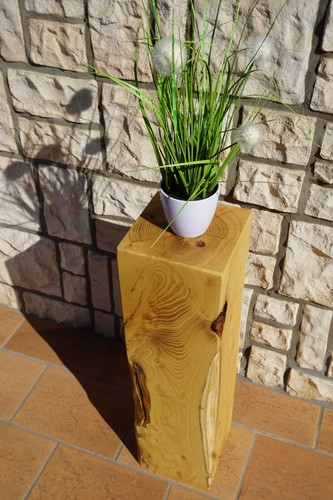 Dekosäule holz akazie - dekosäule,