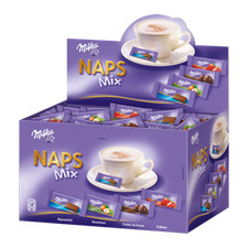 Milka Naps Mix Thekendisplay, 1,702kg, 1er Pack