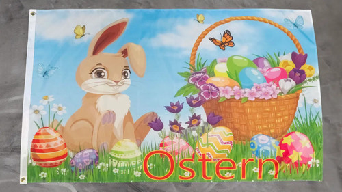 Fahne flagge frohe ostern - ostern,