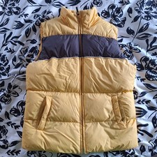 Weste Damen Warm Gr.S Gelb Braun  Broadway, ohne Kaputze