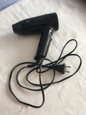 Haarföhn Braun Silencio 1600 electronic Type 4532, schwarz, 80er Jahre, Vintage