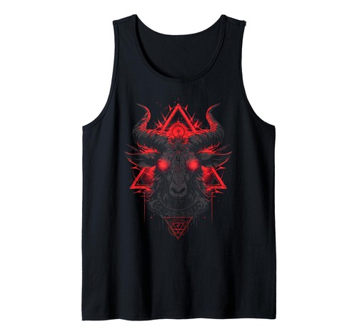 Baphomet tank top - tank, gothic