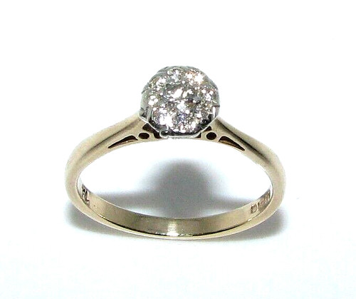 Damen 9ct 9karätiger gelbgold - 9ct,