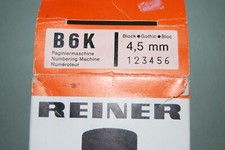 REINER Paginiermaschine B6K, 6-Stellagen, 4,5 mm, gebraucht