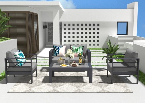 Mexo gartenmöbel set - mexo, aluminum