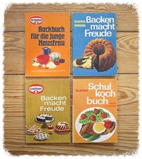 DR. OETKER Konvolut 60er Jahre: Schulkochbuch / Backbuch für die junge Hausfrau