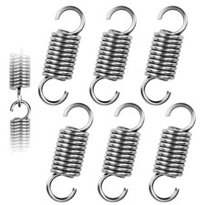 6 Stück Zugfedern mit Haken