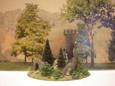 H0 TT Spur N Diorama Burg Burgruine Ruine patiniert begrünt lesen