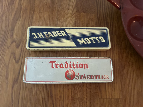 Blechdose faber motto - blechdose,