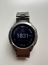 GARMIN fenix 6X Pro Solar Titanium GPS Smartwatch/Sportuhr
