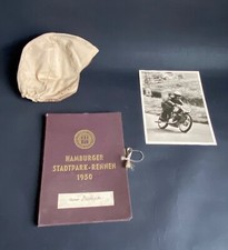 Hamburger Stadtpark Rennen 1950 NSU Fox NSU Lambretta Rennroller Heiner Dietrich
