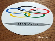 Sticker Aufkleber Souvenir Barcelona 92 Olympische Sommerspiele 1992 Olympia