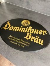 Emaileschild Wernesgrüner Brauerei,-Bräu, Grenzquell-Brauerei