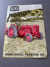 Original Prospekt Bukh Schlepper  Diesel 403 Brochure Traktor Kalundborg