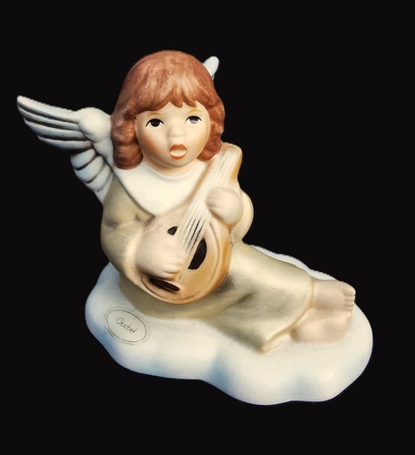 Porzellan figur engel - figur, mit
