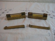 2x Antikes chinesisches Schloss + Schlüssel/Padlock/Truhen Schloss aus Sammlung