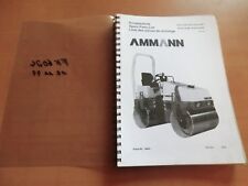 Ersatzteilliste Katalog AMMANN Walze AV 23 26 32 33 40 K Parts List 1998