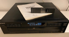 SONY CDP-C425 5-fach CD Wechsler schwarz + Fernbedienung + Bedienungsanleitung