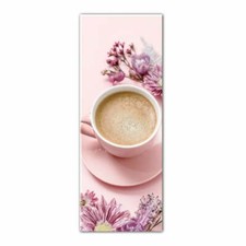 Glasbild Cute Cup 30 x 80 cm