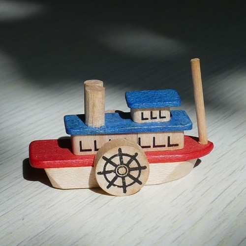 Miniatur schaufelraddampfer - miniatur,
