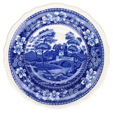 Suppenteller groß Spode Copeland Blue Tower