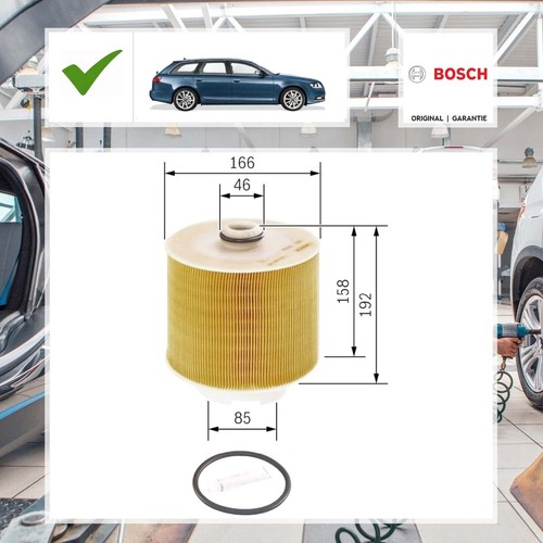 Luftfilter bosch für audi - luftfilter,