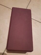 Yoga Block, Hartschaumklotz, bordeaux/aubergine, YogiStar