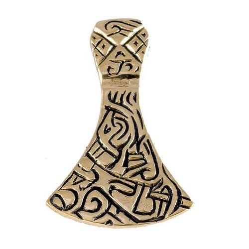 Bronze wikinger axt - bronze,
